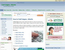 Tablet Screenshot of callingcalgary.com